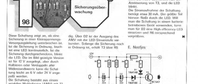 Sicherungsüberwachung (Unterbrechungsdetektor)