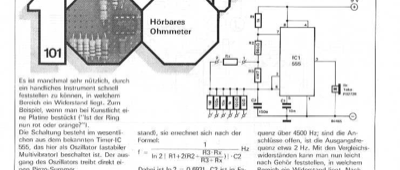 Hörbares Ohmmeter (555)