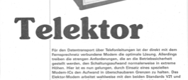 Modem V21 V23 (direkt gekoppelt Bitraten-Wandler)