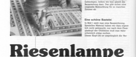 Riesenlampe