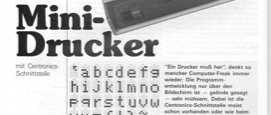Mini-Drucker (Thermo Centronics)