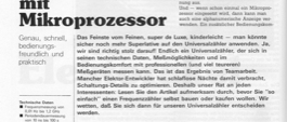Universal-Zähler mit uP (bis 1,2 GHz LS7060)