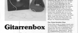 Gitarren-Klang-Effekte