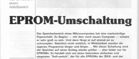 EPROM-Umschaltung
