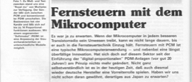 Fernsteuerung mit uC (PCM)