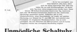 Schaltuhr (uP-System)
