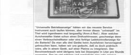 Auto-Monitor (Betriebsanzeige Drehzahl Ladekontrolle Verbrauch)