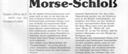 Morse-Schloss (Klingel)