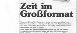 Grossformat-Uhr (LEDs)