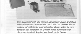 Auto-Alarmanlage (Code-Schloss)
