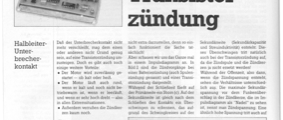 Transistor-Zündung