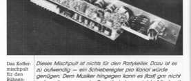 Portables Mischpult, Teil 1