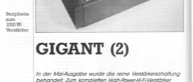 Gigant, Teil 2 (Verstärker 1kW)