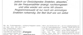 Programmierzusatz für Funktionsgenerator