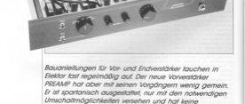 Preamp, Teil 1 (Vorverstärker)