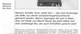 Lautsprecher-Aktivbox (Auto)