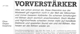 Röhren-Vorverstärker (ohne Gegenkopplung ECC81, ECC82, ECC83)