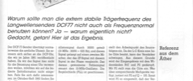 DCF-Frequenznormal