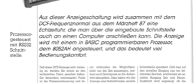 DCF-Anzeige (Echtzeituhr mit 8052AH)