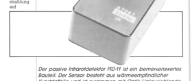 Passiver IR-Detektor (Infrarot PID-11)