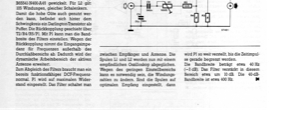 Bandfilter für DCF-Frequenznormal