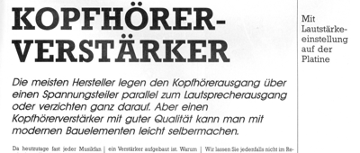 VMOS-Kopfhörerverstärker (TL071)