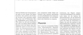 Elektrostatischer Papierhalter (Plotter, Hochspannung)