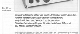 SSB-Empfänger (20- und 80-m-Band)