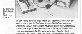 Super-Schnellader (NiCd-Lader, 50-Min.-Ladezeit)