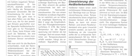 Temperaturmessung mit Heissleitern (Sensor)