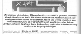 Mikrowellen-ICs (Überblick)