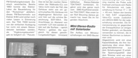 SMD-Mini-Radios (TDA7021T, TDA7040T)