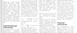 Analog-Schaltungstechnik, Teil 5 (Offsetprobleme)