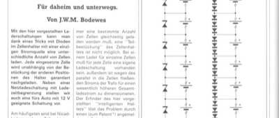 NiCd-Lader (Ladezeitbegrenzung, 12V-Betrieb (Auto))