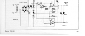 0...50 V Experimentiernetzteil (2x741, 10mA)
