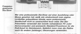 Dia-Präsentator (Diasteuerung vom Rechner)