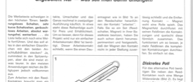 Alternatives Potentiometer (Digitales Poti mit Reedschaltern)