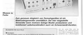 Farb-Bildmuster-Generator (für TV-Abgleich)