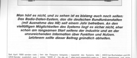 RDS: UKW mit Text und Daten (Radio-Daten (u.a. Senderkennung))