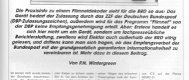 Sondernorm-Dekoder, Teil 2 (Videoscrambling)