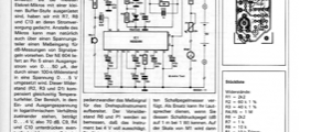 Audio-dB-Meter mit Linearskala (NE 604, Drehspulinstrument)