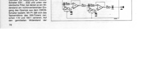 Abstimmbares Bandfilter (Audio, Analogschalter, 555)