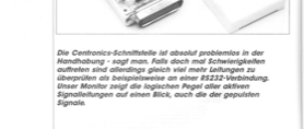 Centronics-Monitor (LED-Zustandsanzeige)