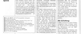 12-Bit-A/D-Wandlerkarte (für IBM XT/AT Bus 16Kanäle Sample & hold)