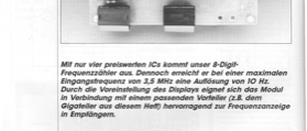 8-Digit-Frequenzzähler (LED) (10Hz Auflösung bis 3,5MHz mit 2xICM7217)
