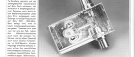 UHF-Sperrfilter (für TV-Empfang)
