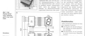 Adressen-Display (digitale Modellbahnsteuerung (EDITS))