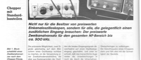 Zweikanalvorsatz für Oszilloskope (2 ICs, bis 500kHz)