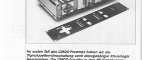 CMOS-Preamp: Control-Board, Teil 2 (Lautstärke, Balance, Netzteil)