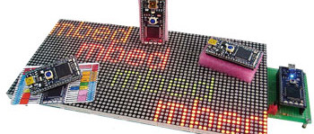 Großformat-LED-Display in 1 Tag selbst gebaut
